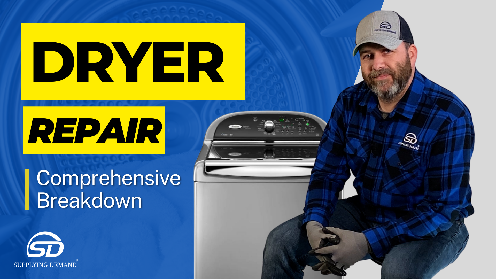 18 Dryer Repairs in One Video — A Complete Disassembly and Replacement ...